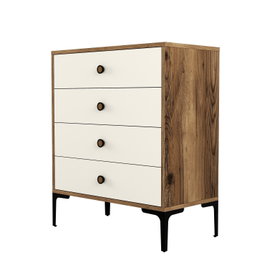 Hanah Home Lizbon 540 Cómoda Nogal y Crema